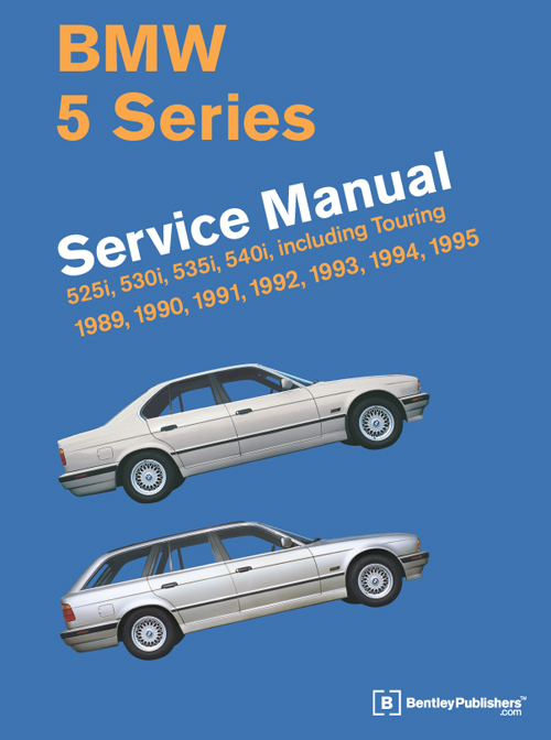 BMW 5 Series (E34) Service Manual: 
1989-1995
525i, 530i, 535i, 540i, including Touring