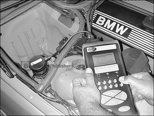 Descriptions of electronic troubleshooting principles and procedures.
On-Board Diagnostics