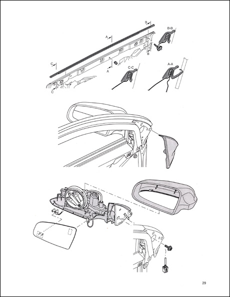 Audi A4 2002 Body Manual Technical Service Training Self-Study Program Door Subframe Components